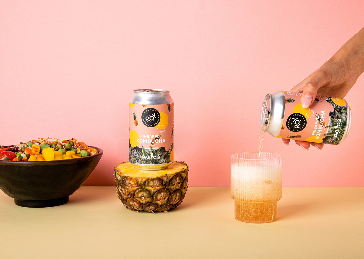 ROY x MA'LOA Pineapple Kombucha BIO (Special Edition) – ROY Kombucha